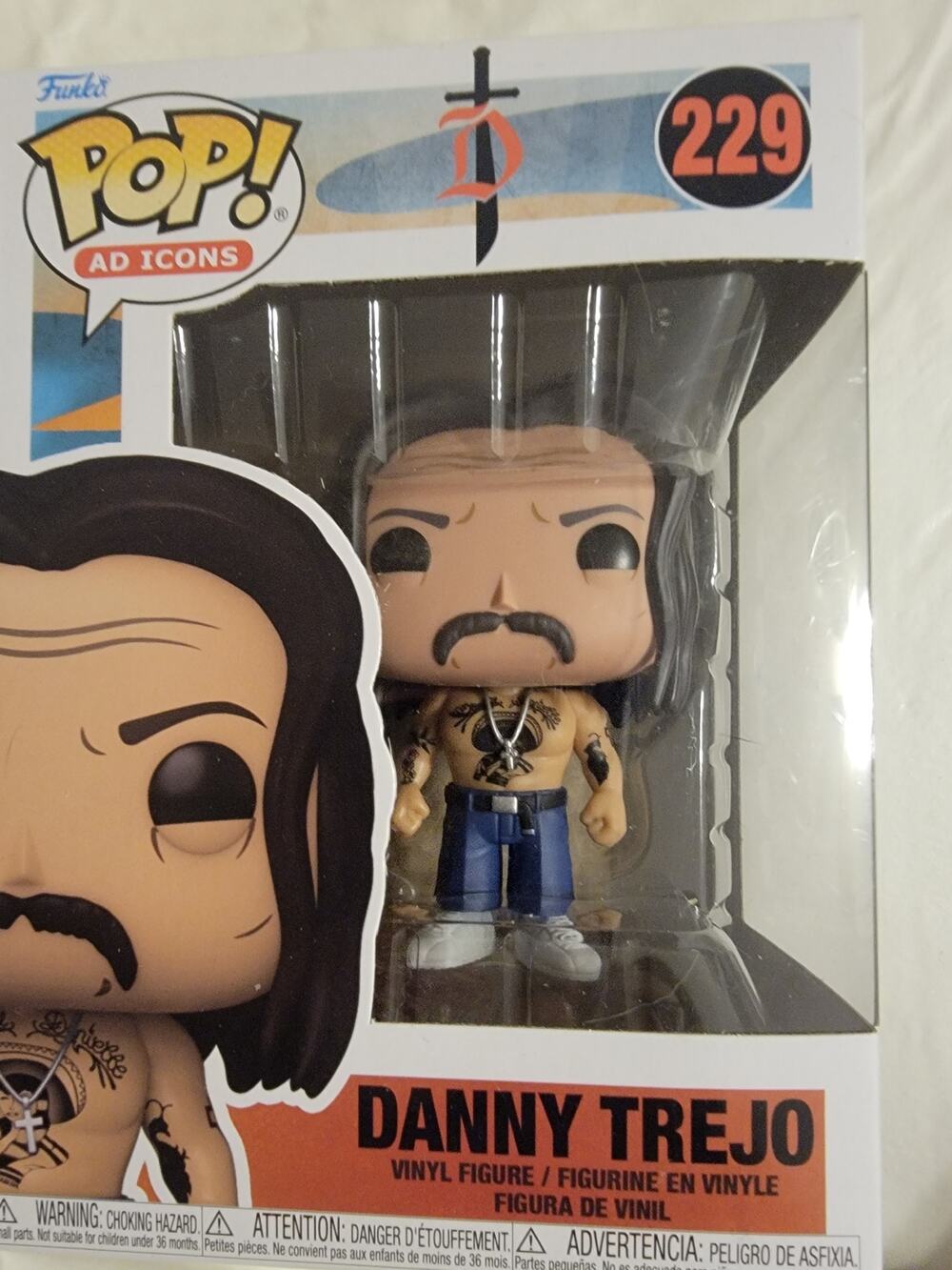 Funko Pop Danny Trejo Vinyl Figure NEW IN BOX #229 0102